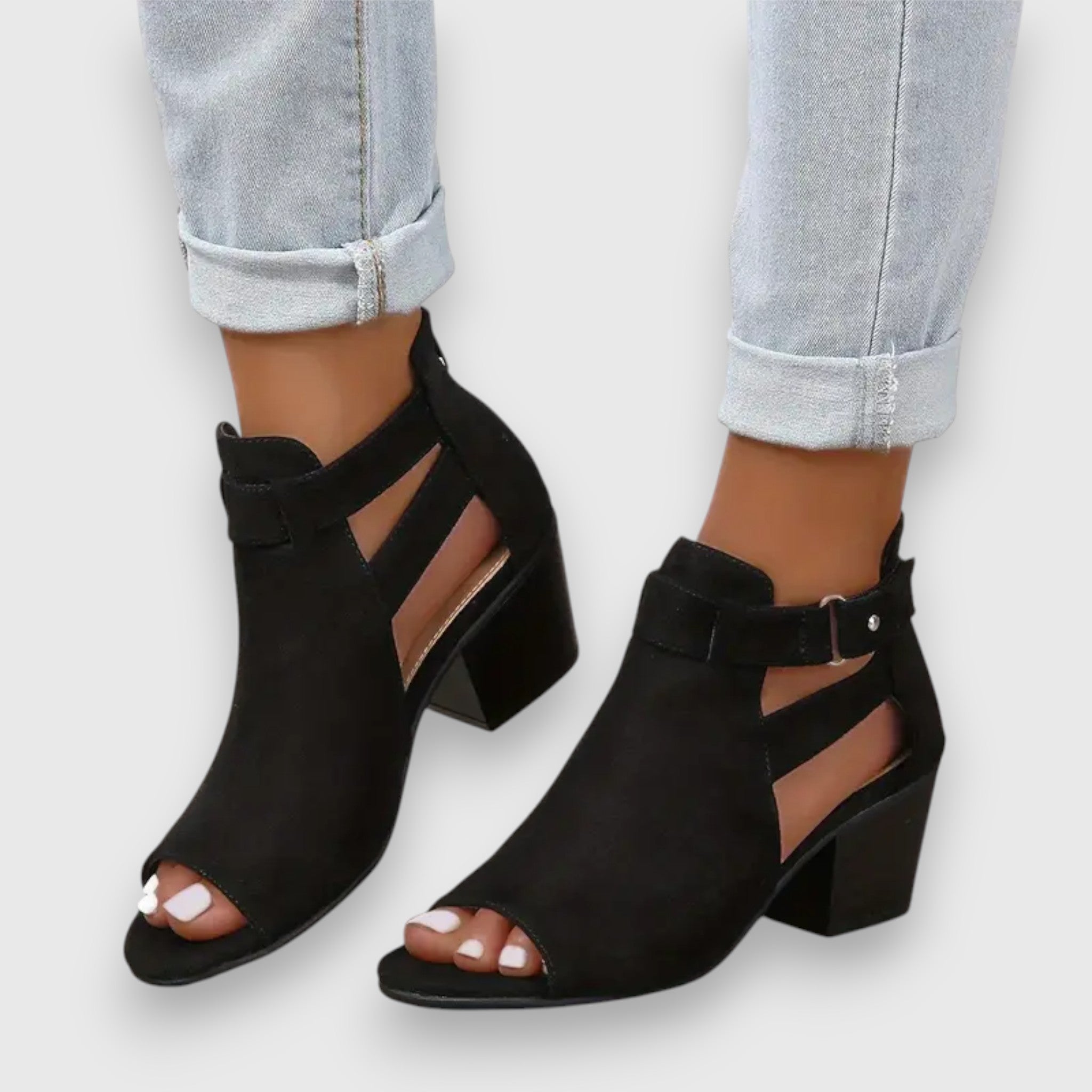 Nadine – Sandals with Thick Heels