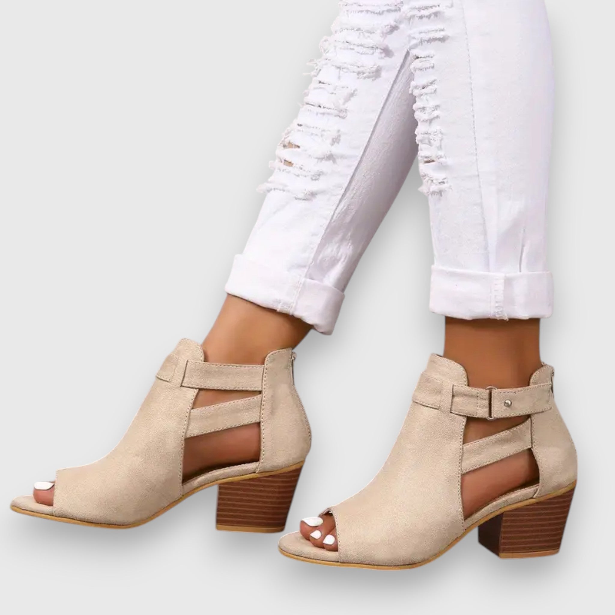 Nadine – Sandals with Thick Heels