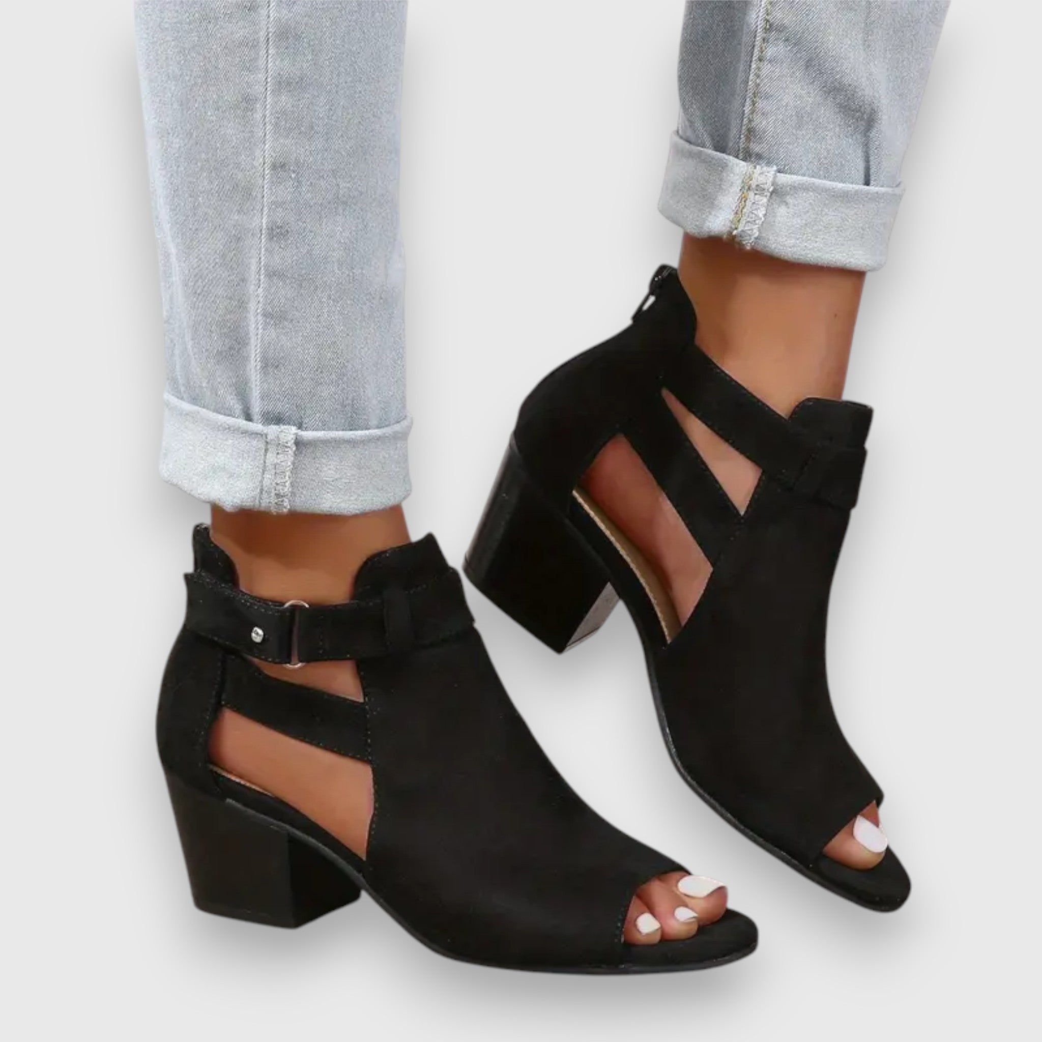 Nadine – Sandals with Thick Heels