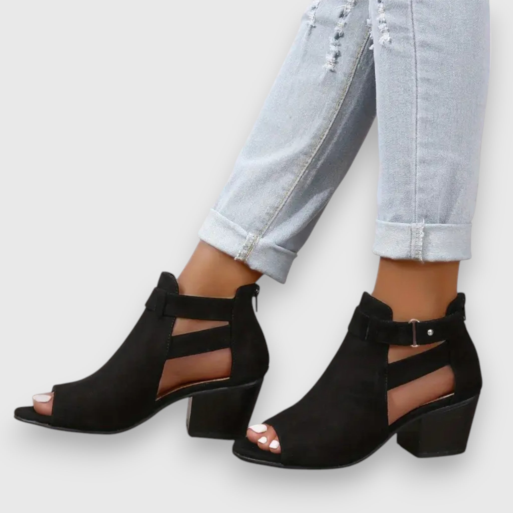 Nadine – Sandals with Thick Heels