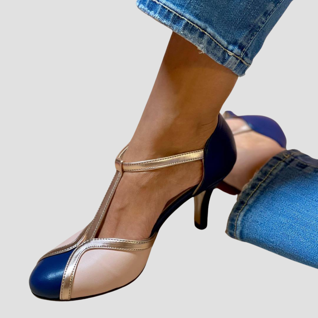 Fina – Two-Tone High Heel Sandals