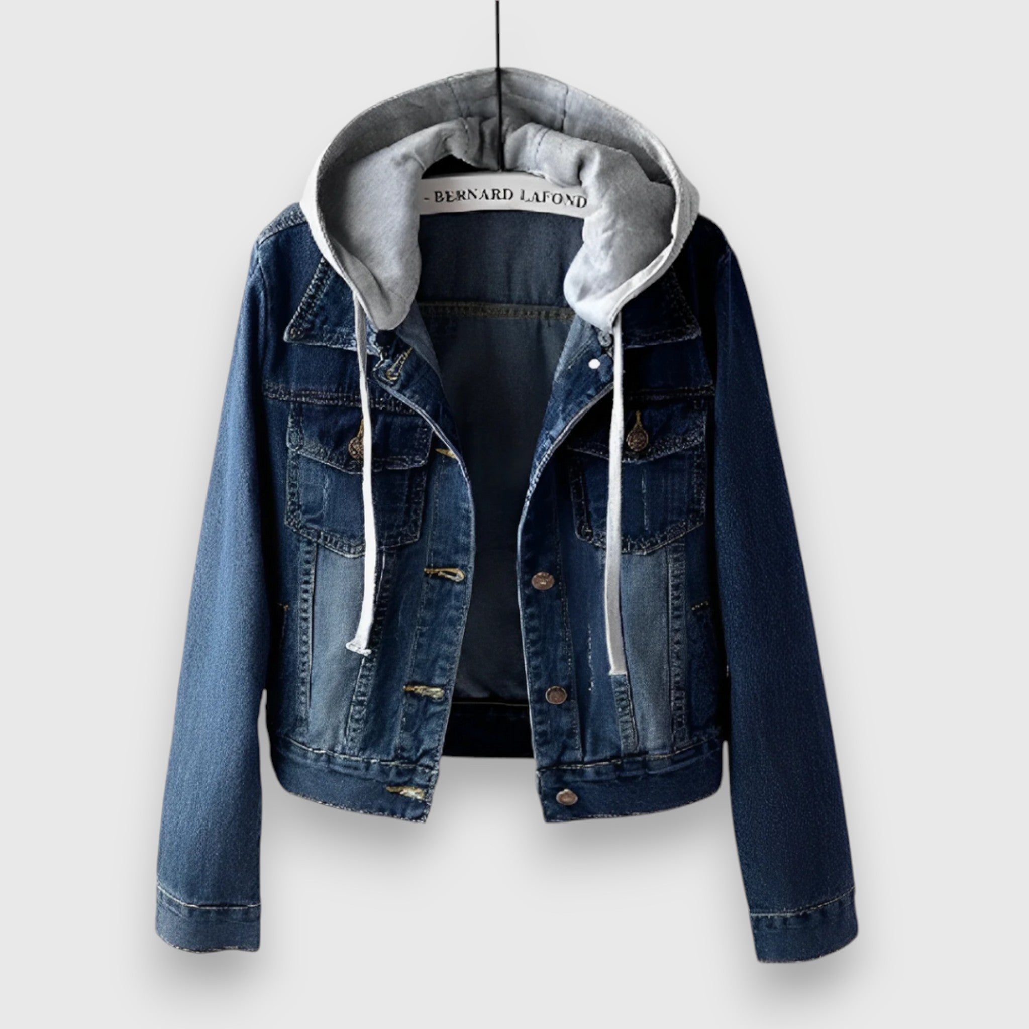Lena – Denim Jacket with Hood