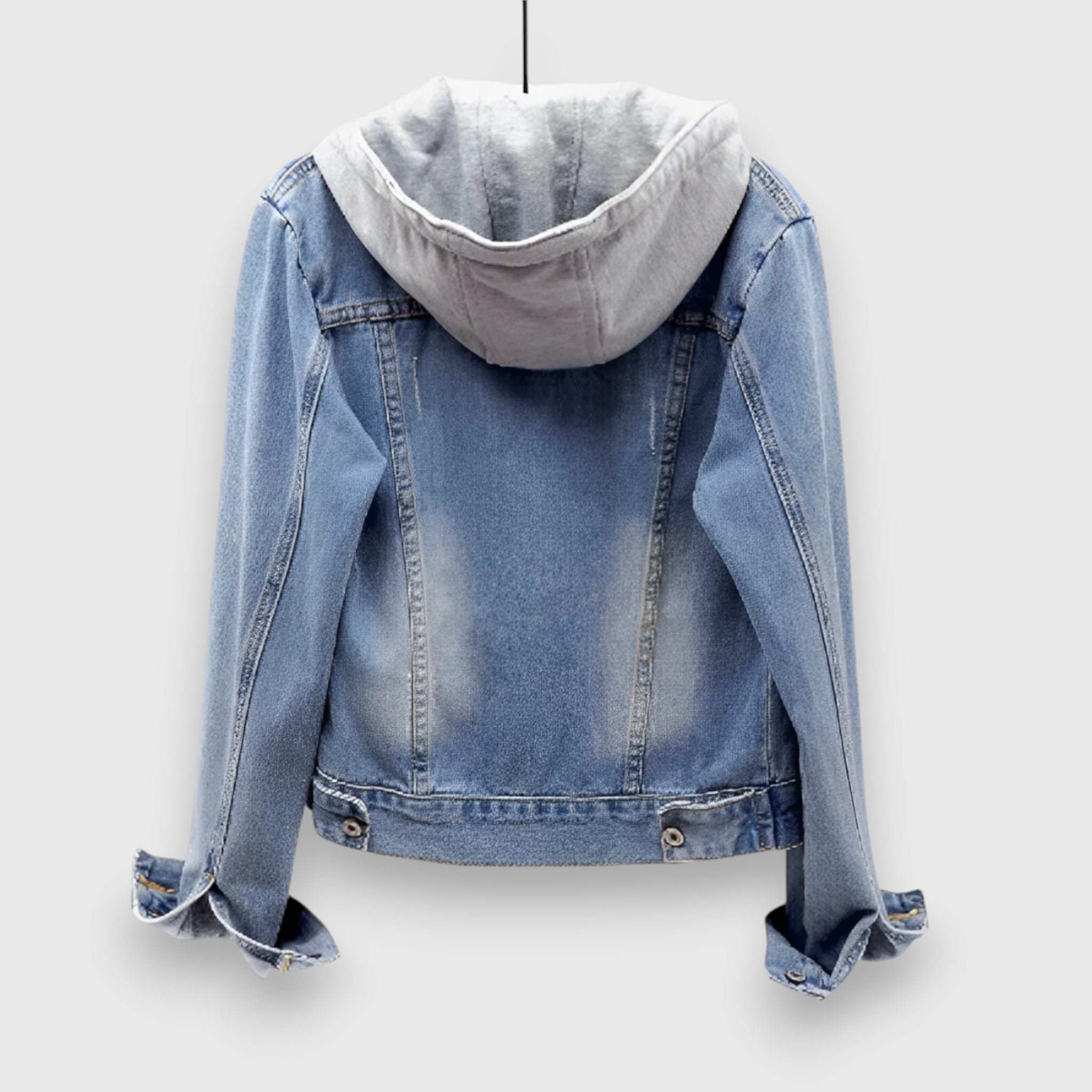 Lena – Denim Jacket with Hood