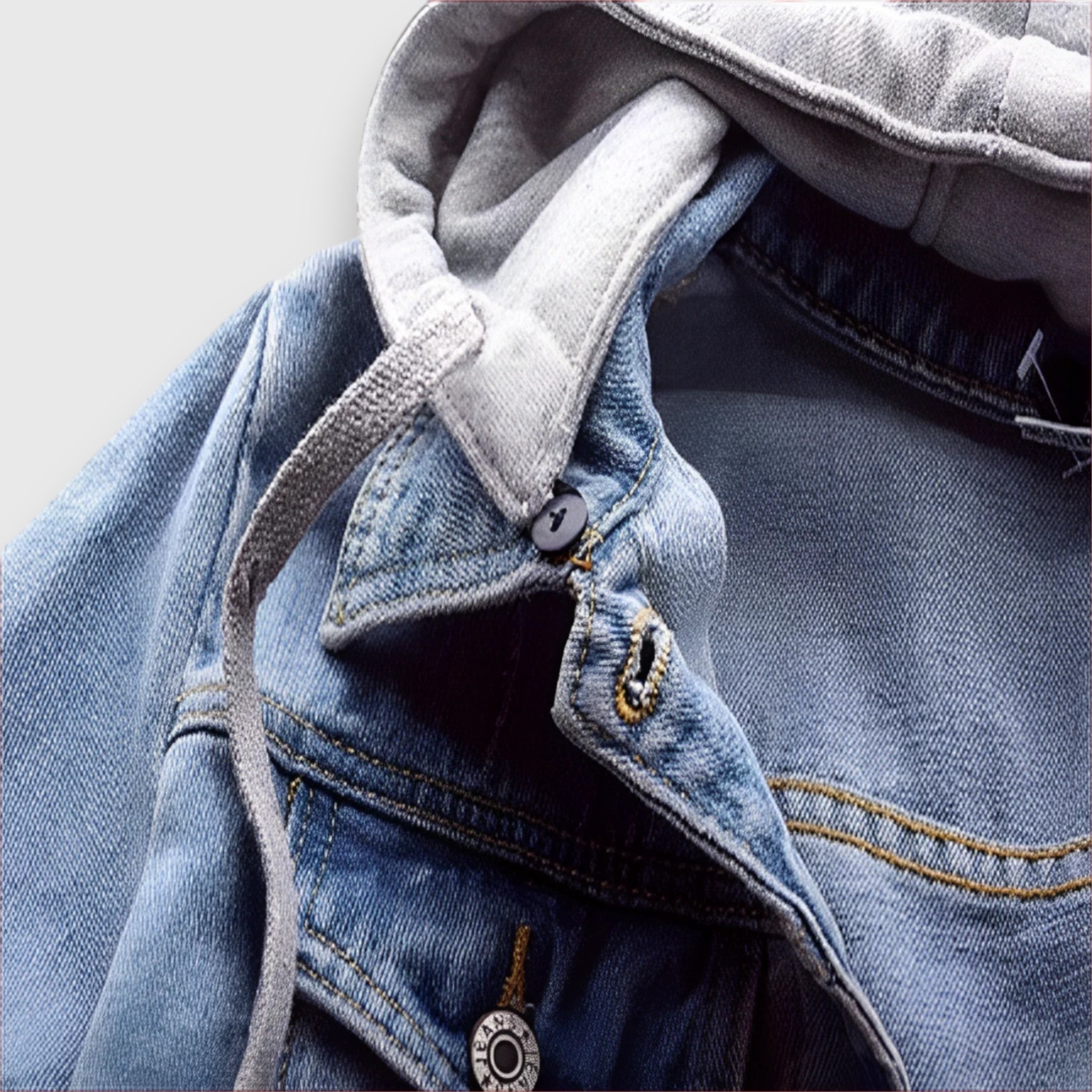 Lena – Denim Jacket with Hood