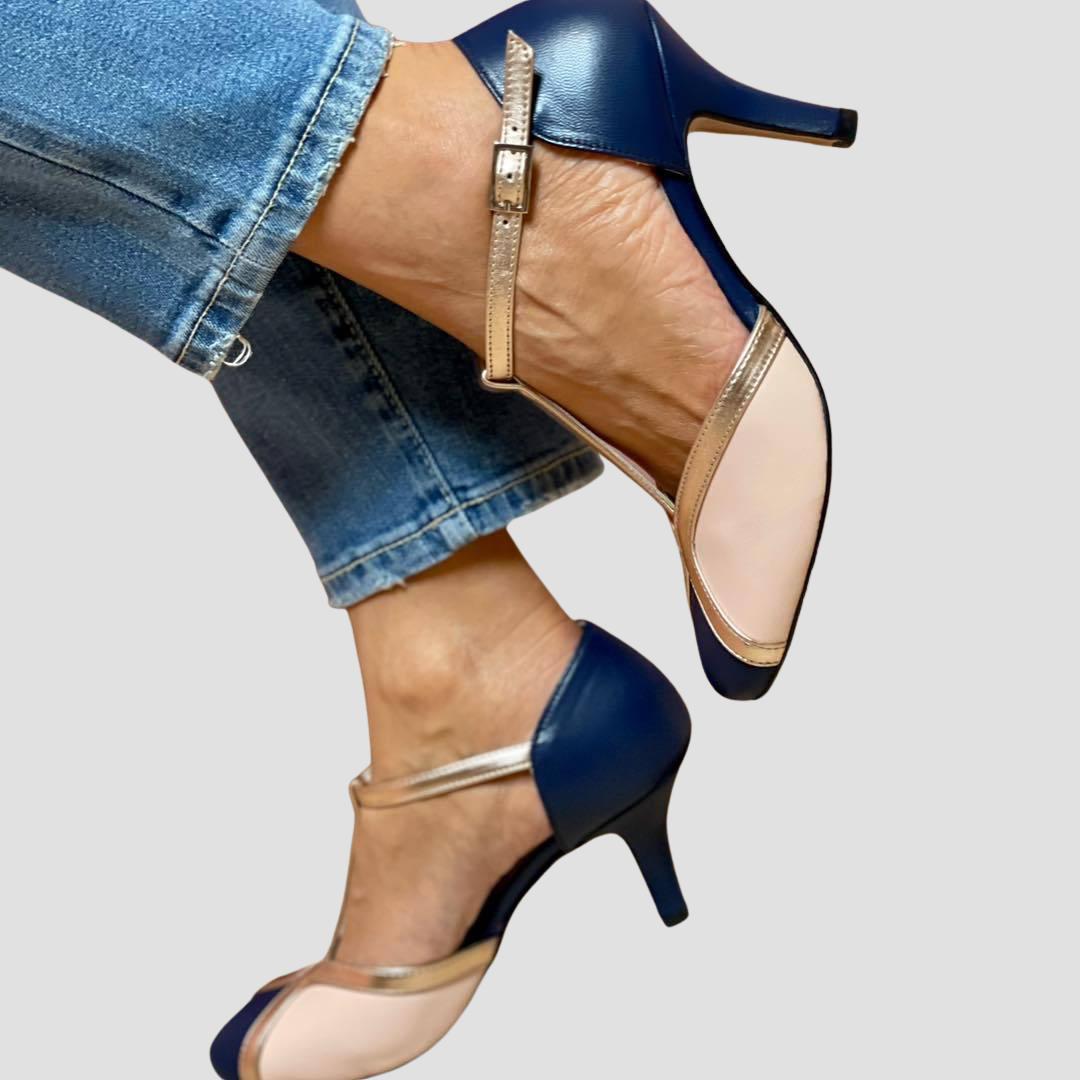 Fina – Two-Tone High Heel Sandals