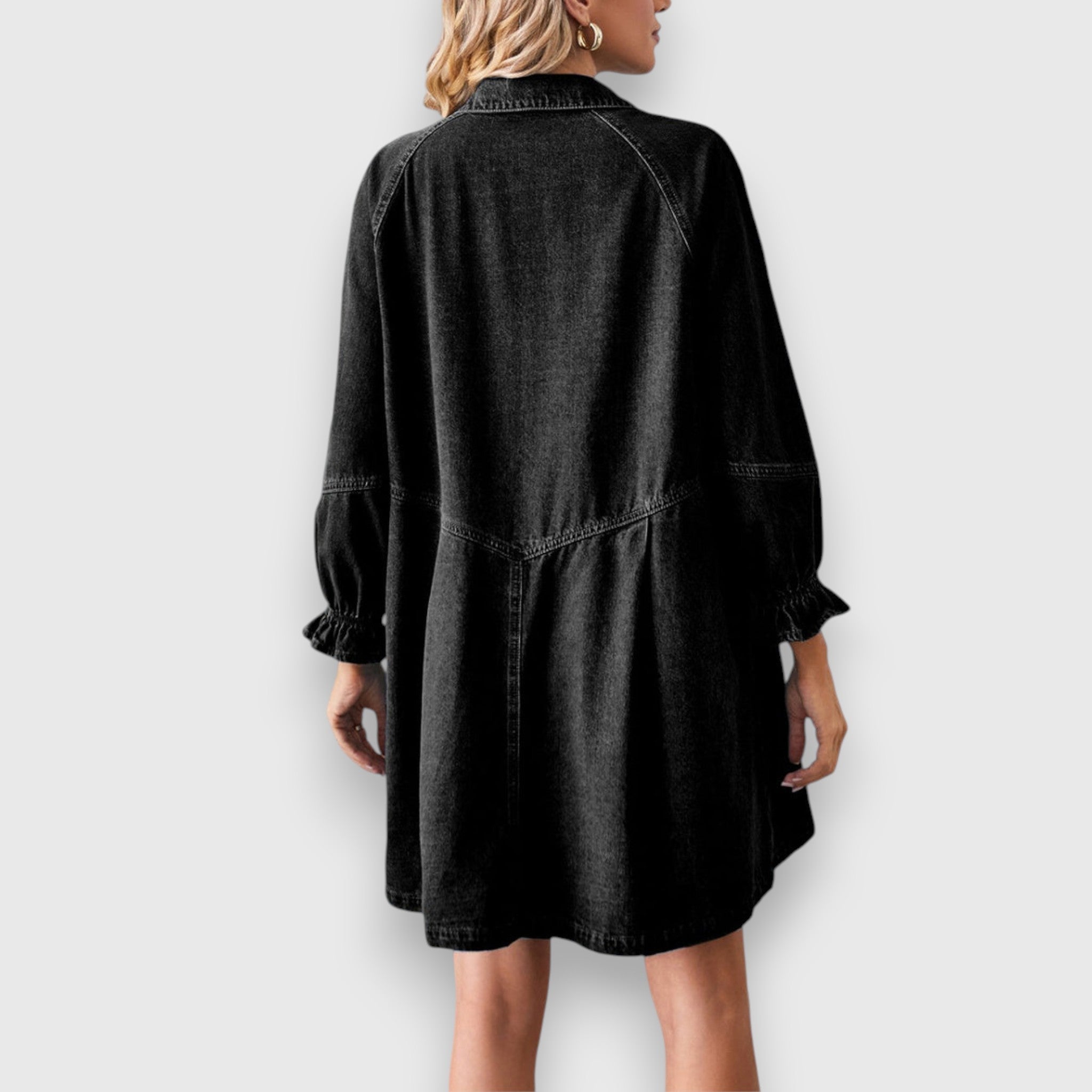 Leni – Denim Look Shirt Dress