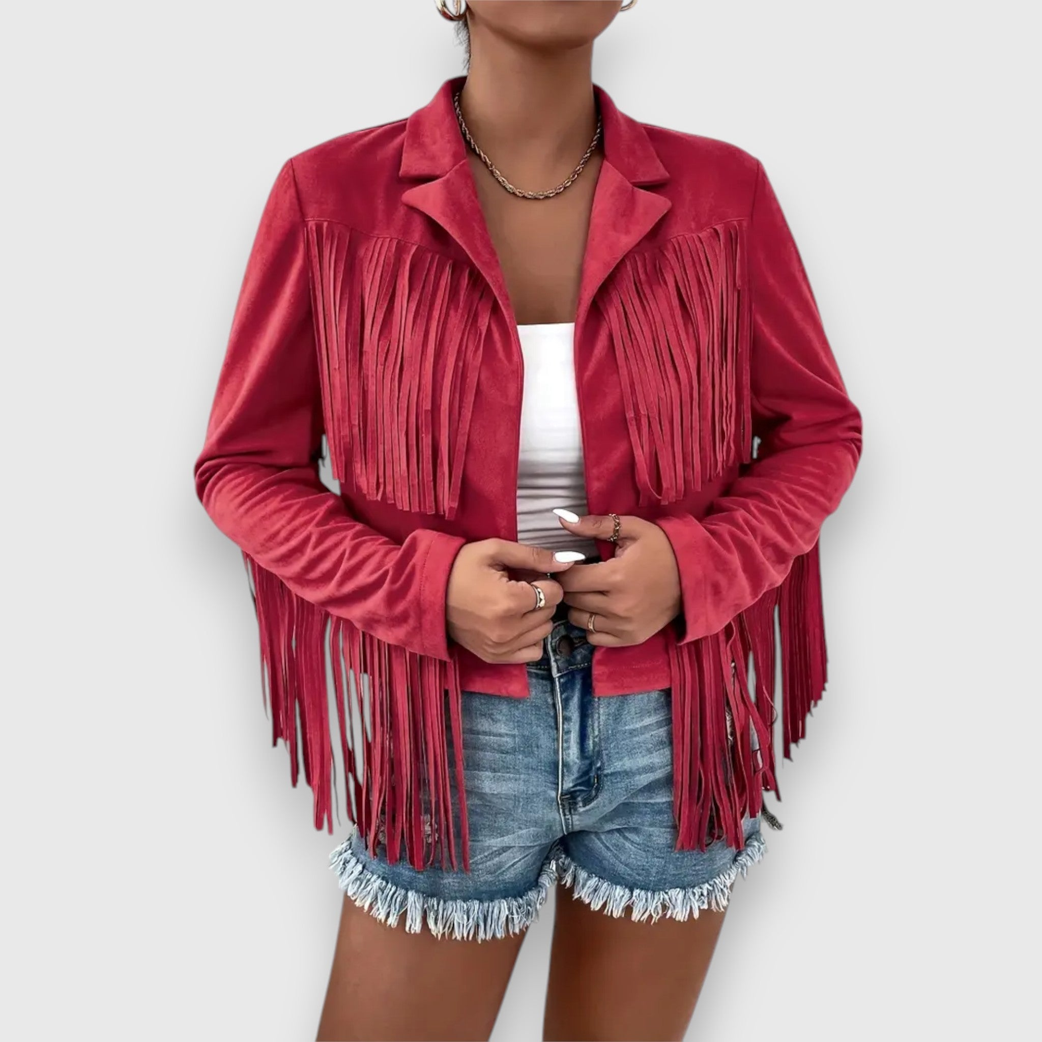 Fiorella – Jacket with Fringes
